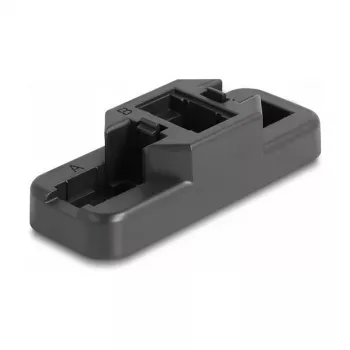 DeLOCK Keystone LSA sada RJ45 RJ11 Cat.6 čierna držiak so sponou