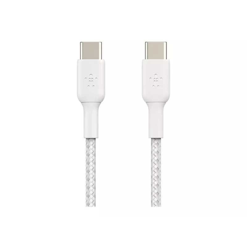 Belkin BOOST CHARGE - USB kábel - 24-pin USB-C (M) na 24-pin USB-C (M) - USB 2.0 - 2 m - biely