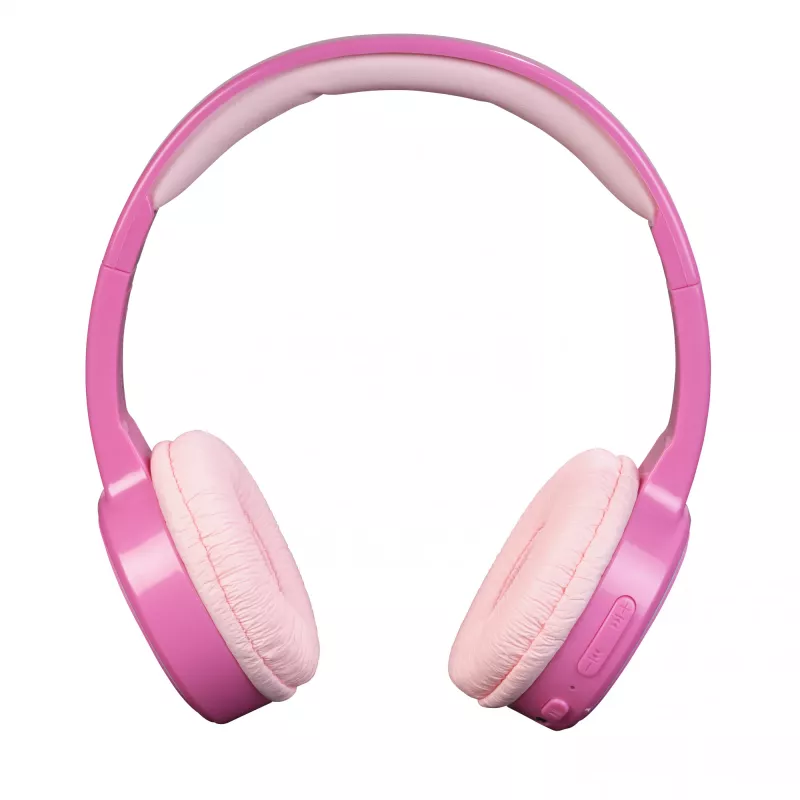 Denver BTH-106P detské slúchadlá cez uši, drôtové aj bezdrôtové (Bluetooth), ružové