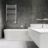 Elektrický kúpeľňový radiátor Adler AD 7824 600 W, biela, IP24, na stenu, 500×900 mm