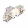 DeLOCK Keystone modul 88121 plochý fialový RJ-45 10 ks