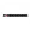 LANBERG PDU RACK NAPÁJACÍ PANEL (1U,16A,7X 230V,2M)