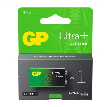 Alkalická batéria 6LR61 9V GP ULTRA+ 1 ks