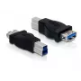 USB adaptér DeLOCK USB 3.0-B M na USB 3.0-A FM 65179