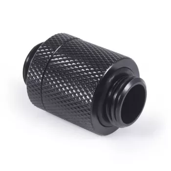 Alphacool ES D-Plug 20 mm G1/4 vonkajší závit na G1/4 vonkajší závit, Deep Black