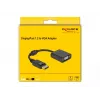 Adaptér DisplayPort 1.2 konektor samec na VGA konektor samica DeLOCK 61006
