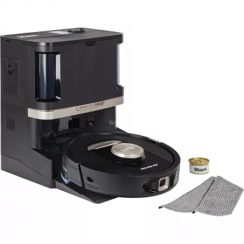 Shark PowerDetect NeverTouch Pro RV2800ZEEU 2-in-1 vysávač a mop robot, LiDAR, 20 kPa, čierny