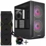 Lian Li LANCOOL 216 PC skriňa - balenie + HYDROSHIFT II LCD-C 360TL AiO - čierna