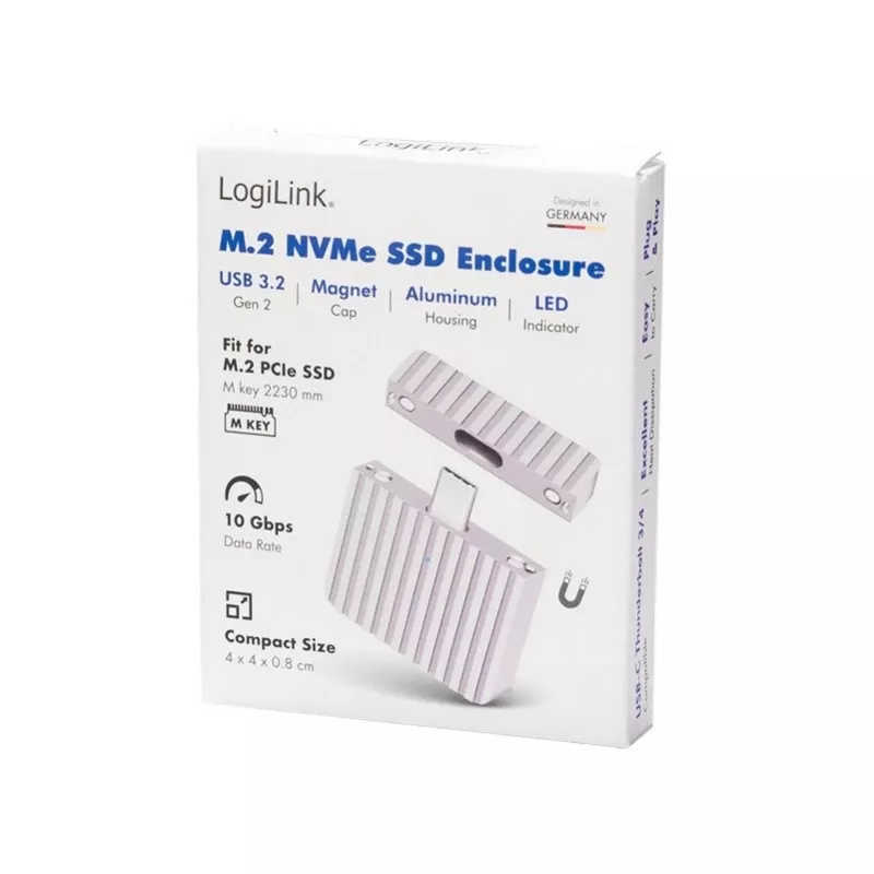 Veľmi malé puzdro na SSD USB3.2 Gen2x1 USB-C NVM