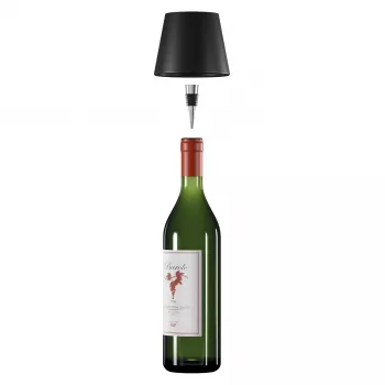 RealPower TableLight 360 3W LED stolná lampa čierna IP44
