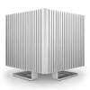 Streacom DB4 bezventilátorová kocková skriňa + Nano 120 W napájací zdroj - strieborná