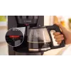 Filtrový kávovar Bosch TKA2M113, 1,25 l nádrž na vodu, 15 šálok, čierny