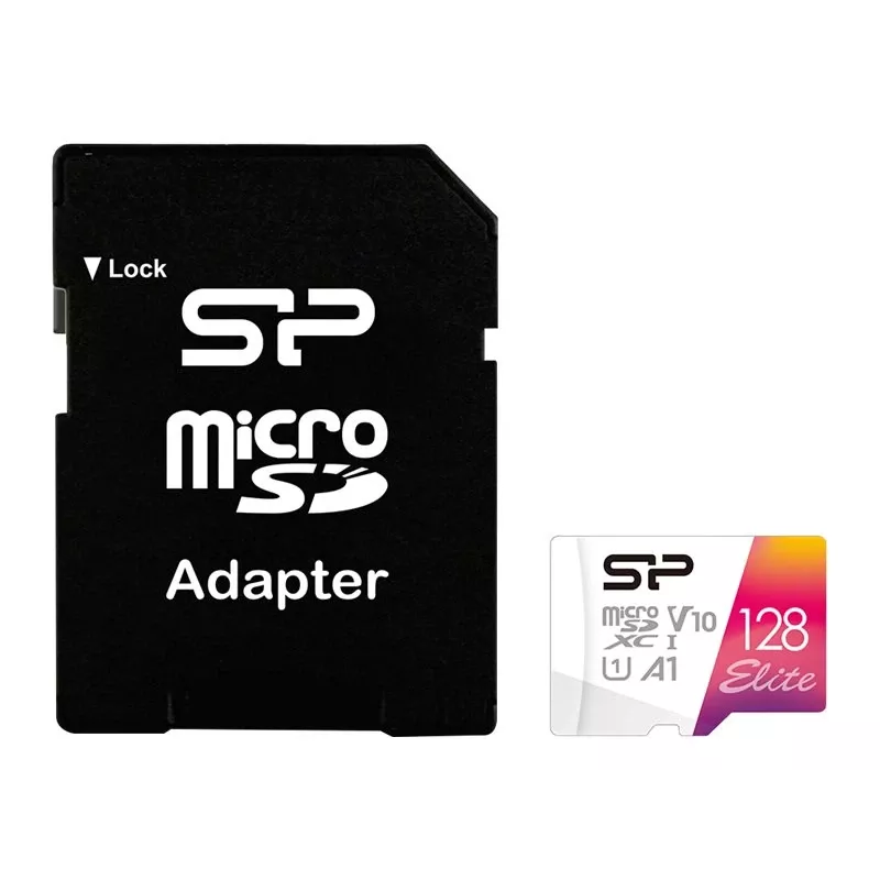Silicon Power | microSDHC UHS-I pamäťová karta | Elite | 128 GB | microSDHC/SDXC | flash pamäť trieda 10