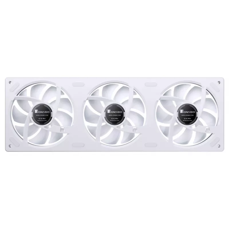 Jonsbo ZA-360 sada ventilátorov, Reverse Blade, PWM, ARGB, 360 mm, biela