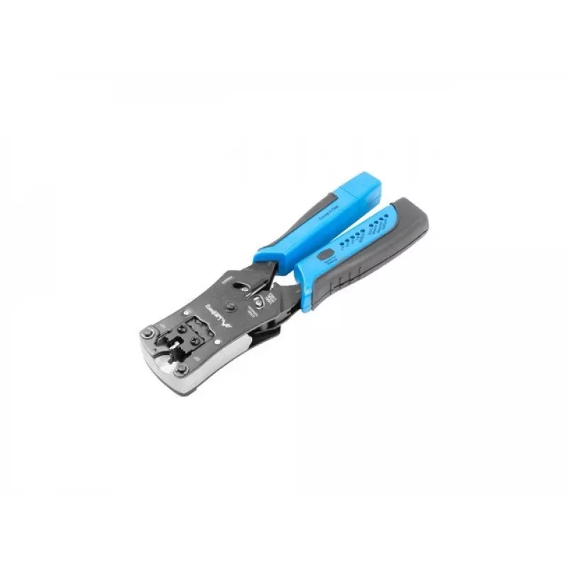 Lanberg NT-0203 krimpovacie kliešte na káble krimpovací nástroj čierna, modrá