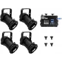 PAR-16 Spot sada EUROLITE dim2warm EDX-4 DMX RDM LED dimmer pack (model 20000694)