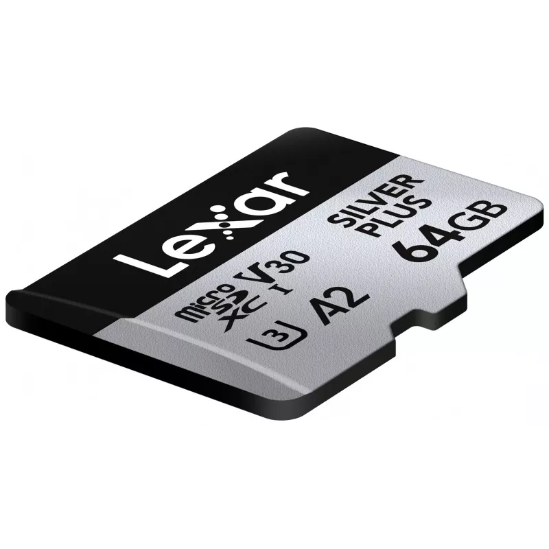 MicroSD karta Lexar 64 GB UHS-I trieda 3 SILVER PLUS