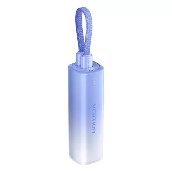 Prenosná powerbank Vention FHWL0 5000 mAh, modrá, 1x USB Type-C, LED indikátory