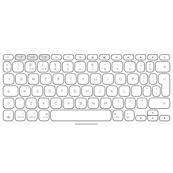 Logitech Keys-To-Go 2 klávesnica univerzálna Bluetooth QWERTY US International biela