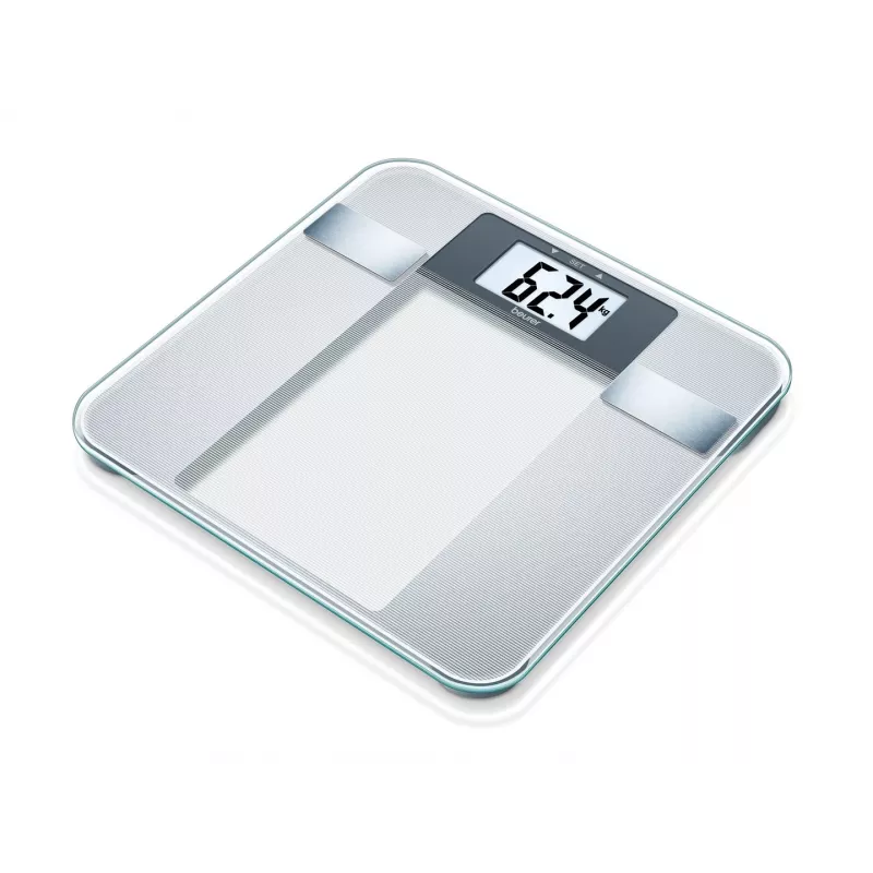 Beurer BG 13 Square sivá, transparentná elektronická osobná váha