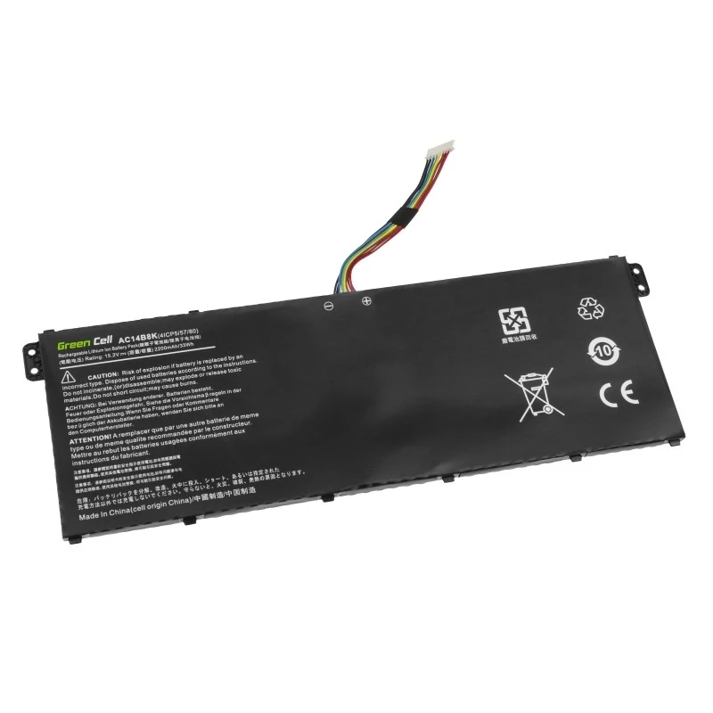 Náhradná batéria do notebooku Green Cell AC72