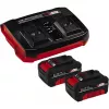 Sada nabíjačky batérií Einhell 2x 4.0Ah Twincharger AC LED