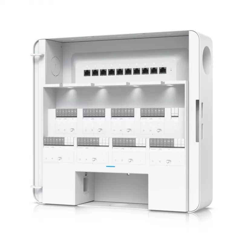 Ubiquiti Enterprise Access Hub bezpečnostný dverový kontrolér skriňa 8 dverí Ethernet