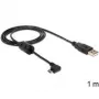 USB kábel DeLOCK 83250 USB 2.0 1 m USB A Micro-USB B čierny
