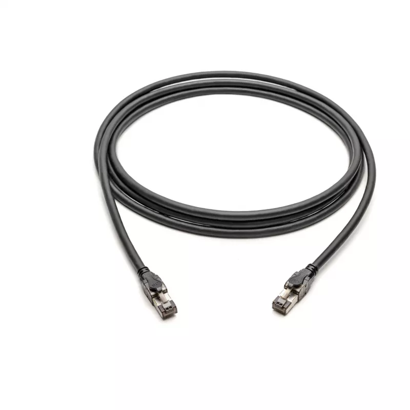 Digitus DK-1843-005 CAT 8.1 S/FTP prepojovací kábel 0,5 m, čierny