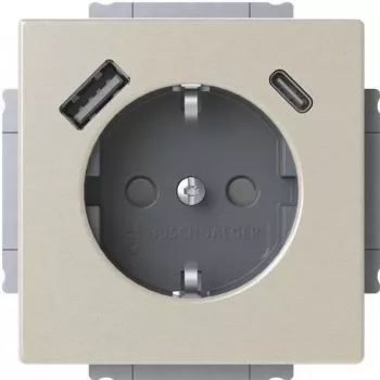 Busch-Jaeger SCHUKO zásuvka USB-A+C 20 EUCB2USBAC-866 (2CKA002011A6314)