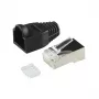 Káblový spoj RJ45 LogiLink MP0022 čierny priehľadný