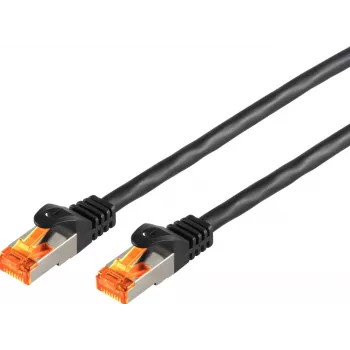 ShiverPeaks sieťový kábel S/CONN 08-26055 čierny 5 m Cat6a S/FTP