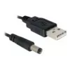 DeLOCK 82197 USB napájací kábel 1 m USB-A samec/samec