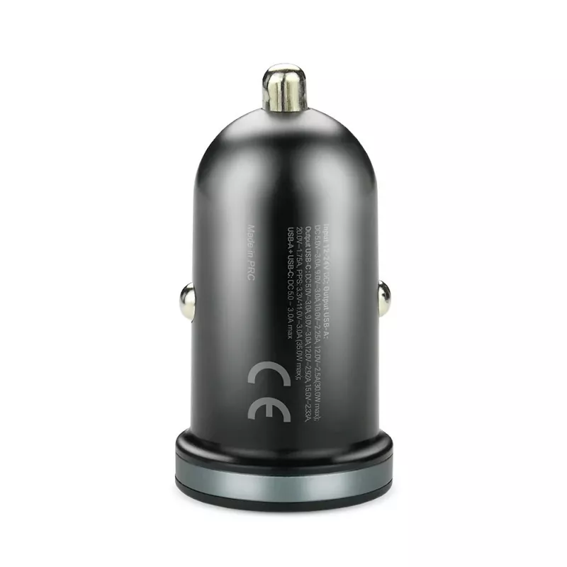 Auto nabíjačka everActive CC-30Q QC3.0 35W – 1x USB-A, 1x USB-C, rýchle nabíjanie