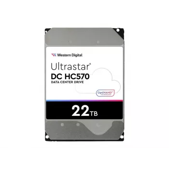 WD Ultrastar DC HC570 - Pevný disk - 22TB - interný - 3.5 (8,9 cm) - SATA 6Gb/s - 7200 ot/min - Vyrovnávacia pamäť: 512MB - pre Intel Next Unit of Computing 13 Extr
