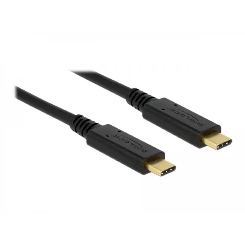 USB kábel DeLOCK 83668 USB 3.2 Gen 1 2 m USB C čierny