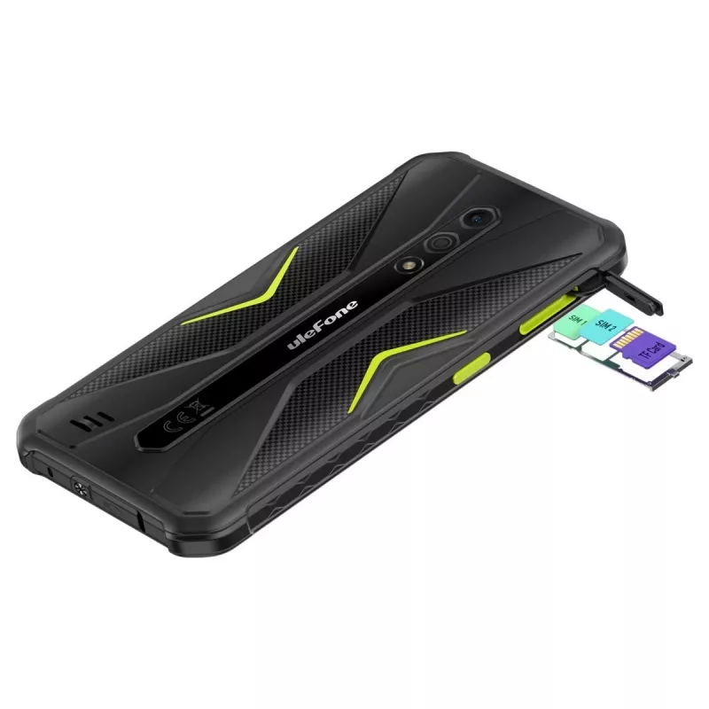 Ulefone Armor X12 Pro 4/64GB čierna/zelená bez nabíjačky