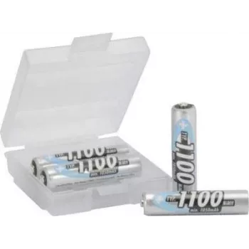 Ansmann Micro AAA nabíjateľná NiMH 4-balík + box 1100 mAh 1,2 V 1 sada 1311-0002 - Micro (AAA) - 1,10