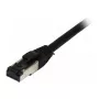 Synergy21 patch kábel RJ45, CAT8.1 2000 MHz, 7,5 m, čierny, S-STP (S/FTP), TPE/LSZH (SuperFlex), AWG26,