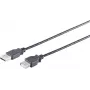 USB kábel S/CONN 13-24305 USB 2.0 0,3 m čierny