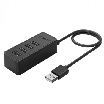ORICO USB hub W5P-U3-030 4-port USB 3.0, kompaktný stolný hub pre pripojenie periférií