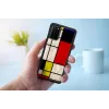 Ochranné puzdro iKins pre Samsung Galaxy S20+ – čierny potlačený dizajn
