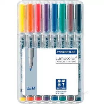 Marker Staedtler 315 WP8 čierny modrý hnedý zelený oranžový červený fialový žltý