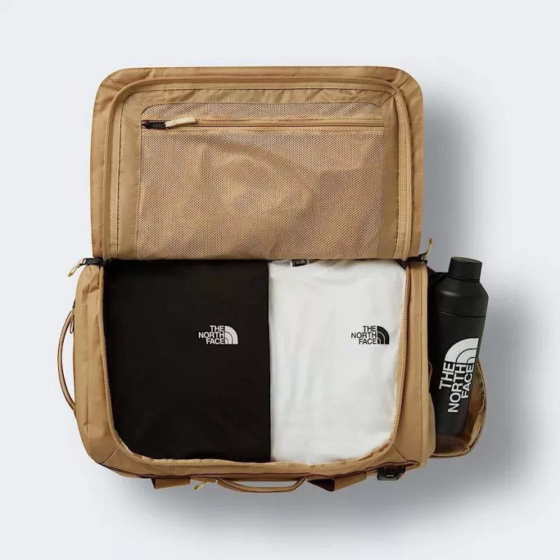 Taška The North Face Base Camp Voyager Duffel 42L - khaki/hnedá