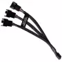 RGB rozbočovací kábel Alphacool 18679 čierny plast 150mm