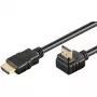 Goobay 61296 - High Speed HDMI kábel s Ethernet uhlovým konektorom 4Ka60Hz 2.0 - kábel - digitálny/display/video