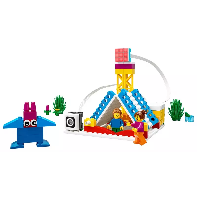 LEGO Education SPIKE Essential Set A+ 45345 – vzdelávacia robotická a programovacia stavebnica, 449 dielov, od 6 rokov
