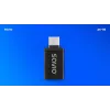 Savio AK-80 video kábel adaptér 0m USB Type-A USB Type-C čierny