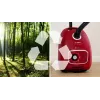 Vysávač Bosch BGB 41RD3H — 600 W, 4 l vrecko, HEPA filter, 11 m akčný rádius, teleskopická trubica, červený