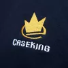 Caseking mikina so zipsom a kapucňou navy veľkosť S